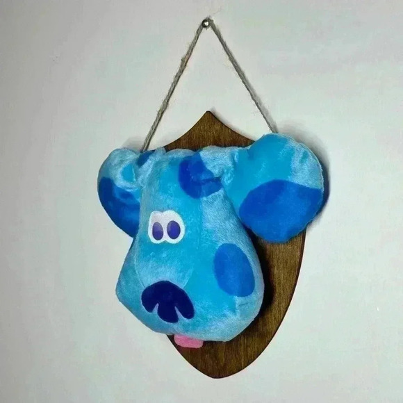 Blues Clues Custom Trophy Head Mount Plush Stuffed Animal Wall Decor 90s Y2K - Picture 3 of 6